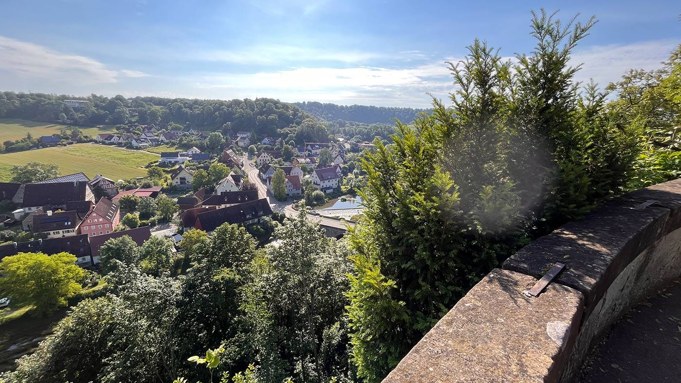 View from the castle