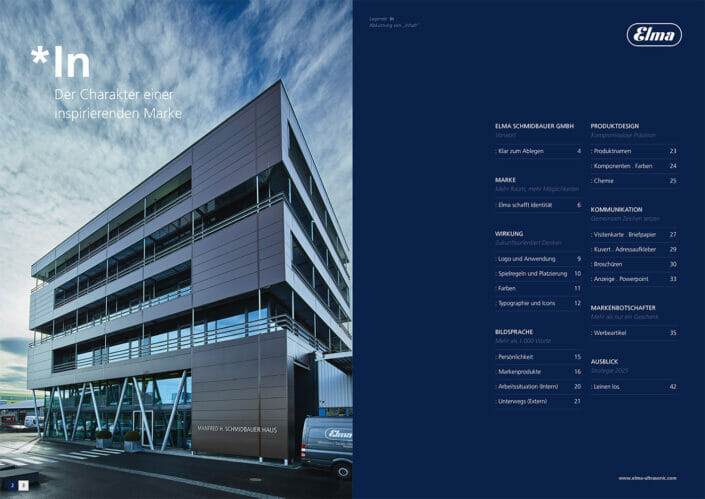 Broschüre - CD Manual - Inhaltsverzeichnis