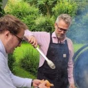 Working together – even at the barbecue